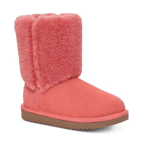 Koolaburra by UGG Kids' Aubrei Short Boots - Tea Rose 4 Big Kid - Picture 8 of 9